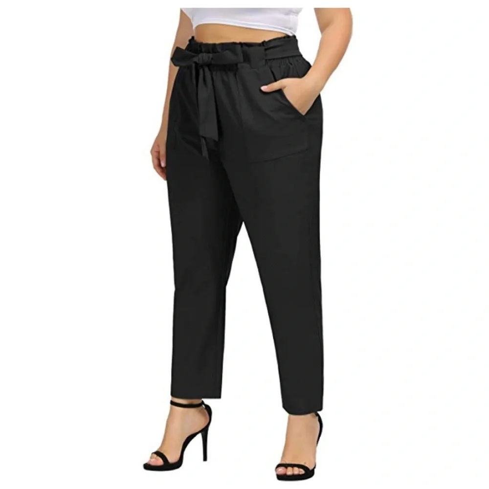 Paperbag Waist Pants - Picture 3 of 3